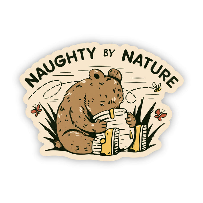 "Naughty by Nature" Sticker--Lemons and Limes Boutique