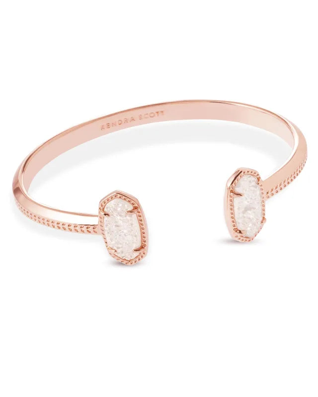 Elton Cuff in Rose Gold Iridescent Drusy by Kendra Scott-Lemons and Limes Boutique