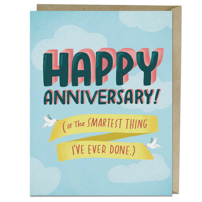 Smartest Things Anniversary Card-Lemons and Limes Boutique