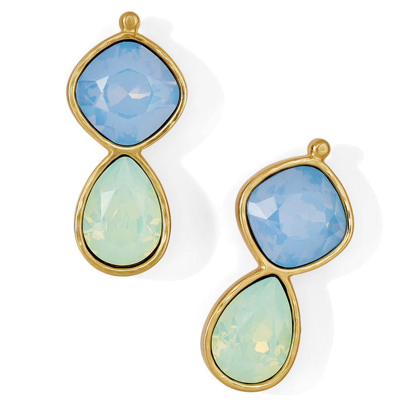 Mercury Gold Brushed Drop Earrings by Brighton-Jewelry-Lemons and Limes Boutique