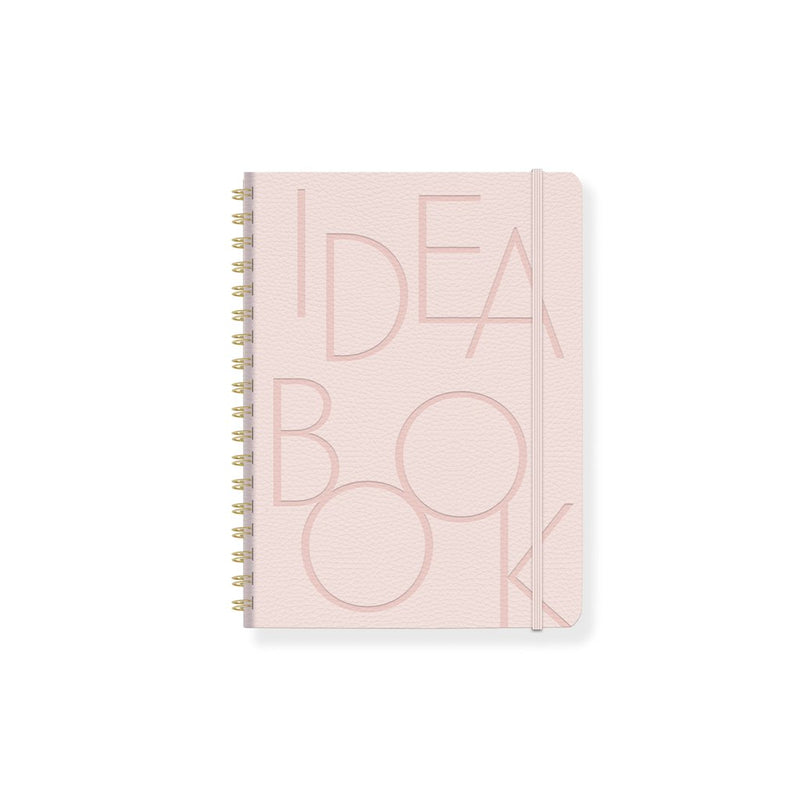 Bold Type Idea Book in Blush-Notebooks-Lemons and Limes Boutique