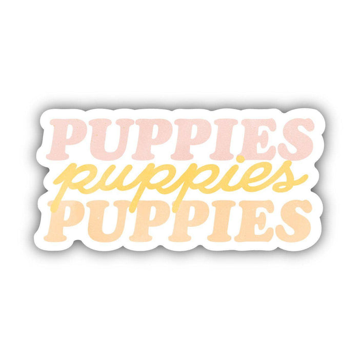 Puppies Puppies Puppies Sticker--Lemons and Limes Boutique
