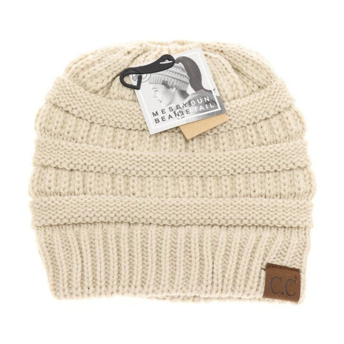 Fuzzy Lined Solid Classic Hat in Beige by C.C. Beanie--Lemons and Limes Boutique