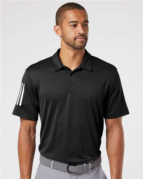 Loveland x Adidas Golf Premium Polo Shirt on Black--Lemons and Limes Boutique