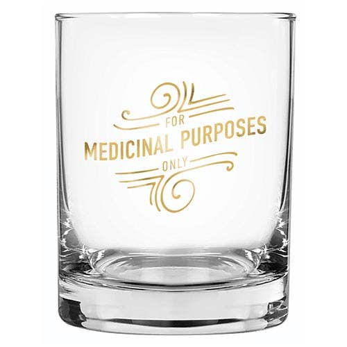 Rocks Glass-Medicinal Purposes--Lemons and Limes Boutique