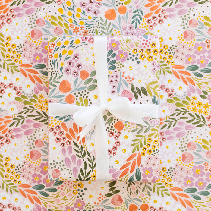 Summer Meadows Gift Wrap - 3 Sheets Elyse Breanne Design--Lemons and Limes Boutique