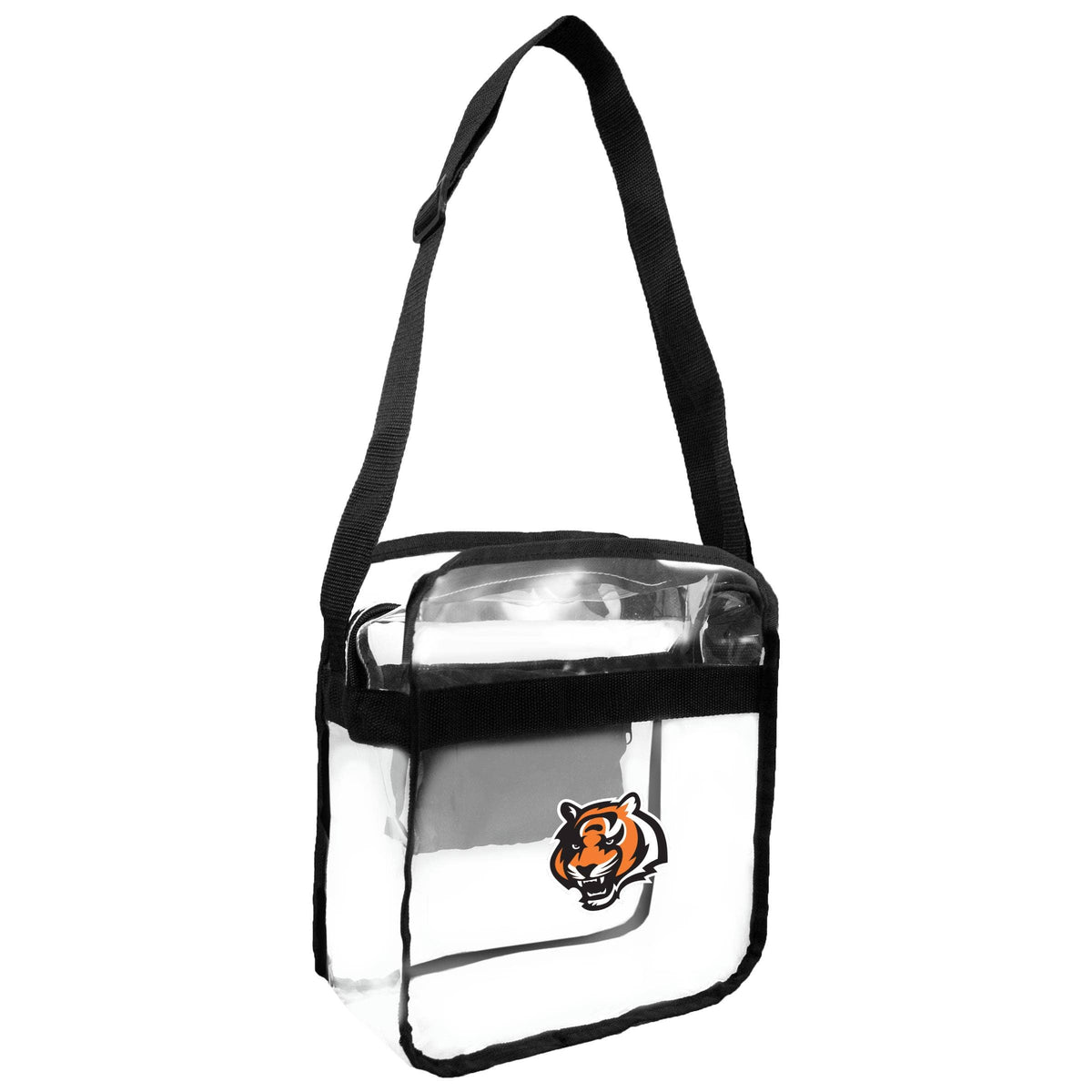 NFL Cincinnati Bengals Clear Carryall Crossbody--Lemons and Limes Boutique