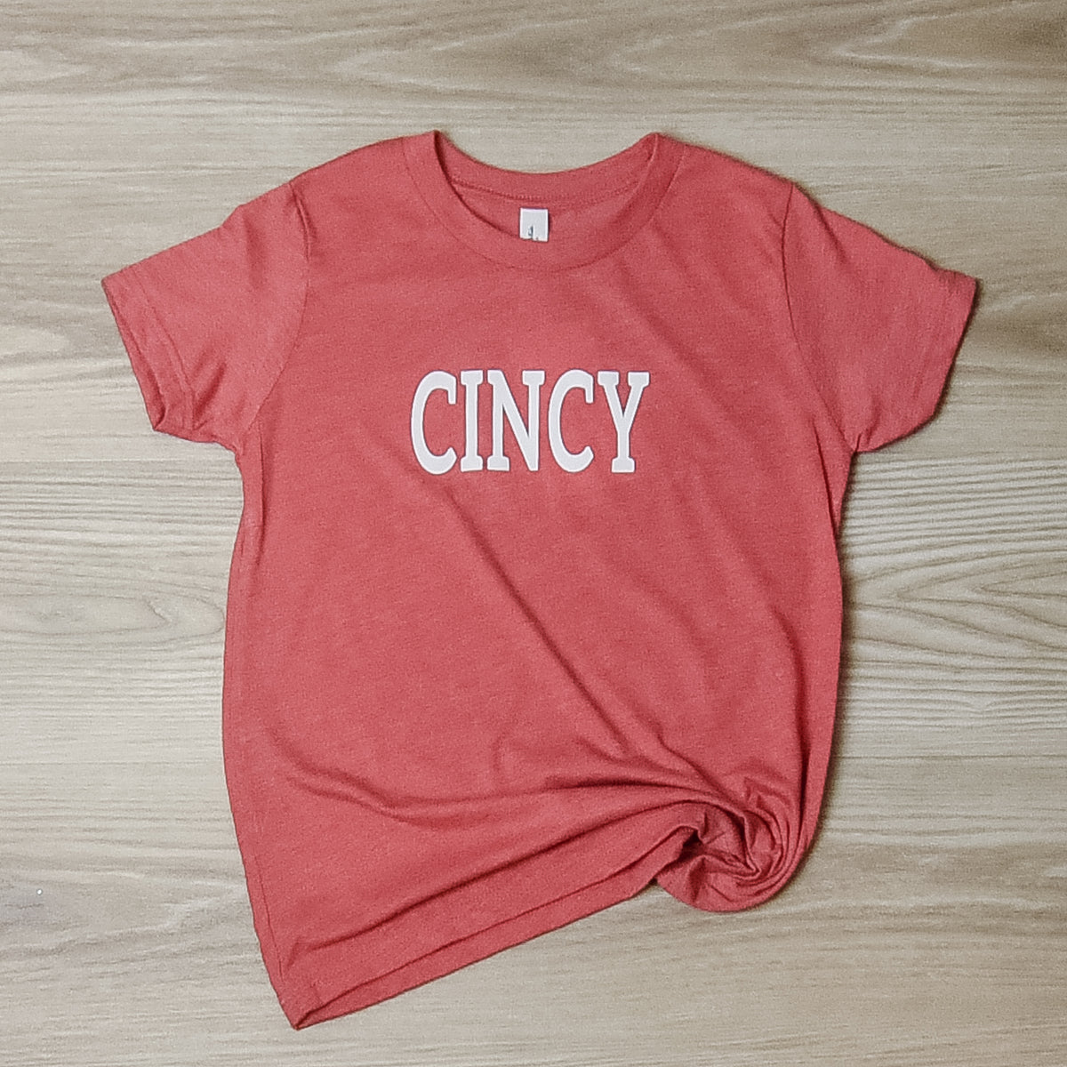 CINCY T-Shirt on Red-YOUTH--Lemons and Limes Boutique