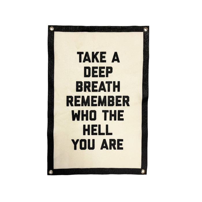 Take a Deep Breath Champion Banner--Lemons and Limes Boutique