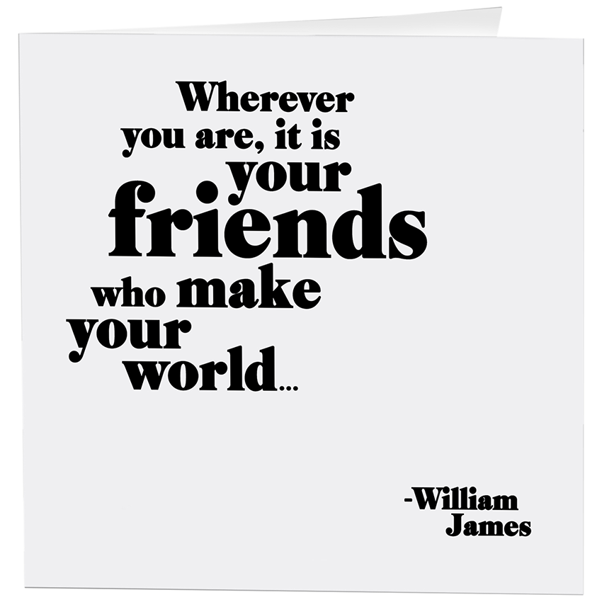 Friends Make World Friendship Card-Lemons and Limes Boutique