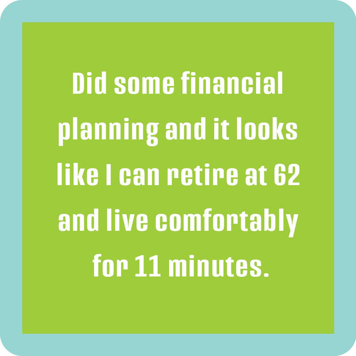Financial Planning Coaster-Lemons and Limes Boutique