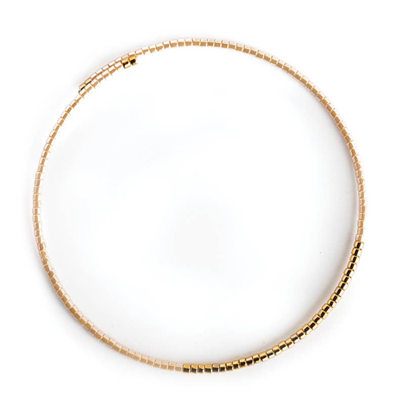 Norah Bangle in Blush/Gold--Lemons and Limes Boutique
