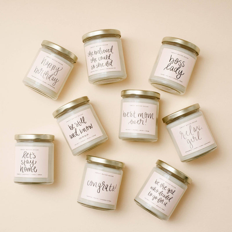 Sweet Water Decor - Wedding Day Soy Candle--Lemons and Limes Boutique