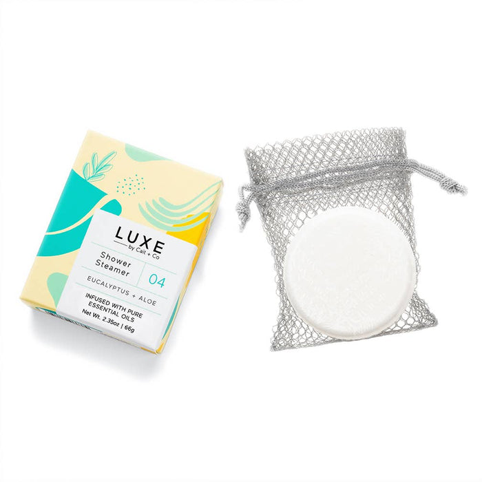 Luxe Eucalyptus + Aloe Shower Steamer Fizzy Bomb--Lemons and Limes Boutique