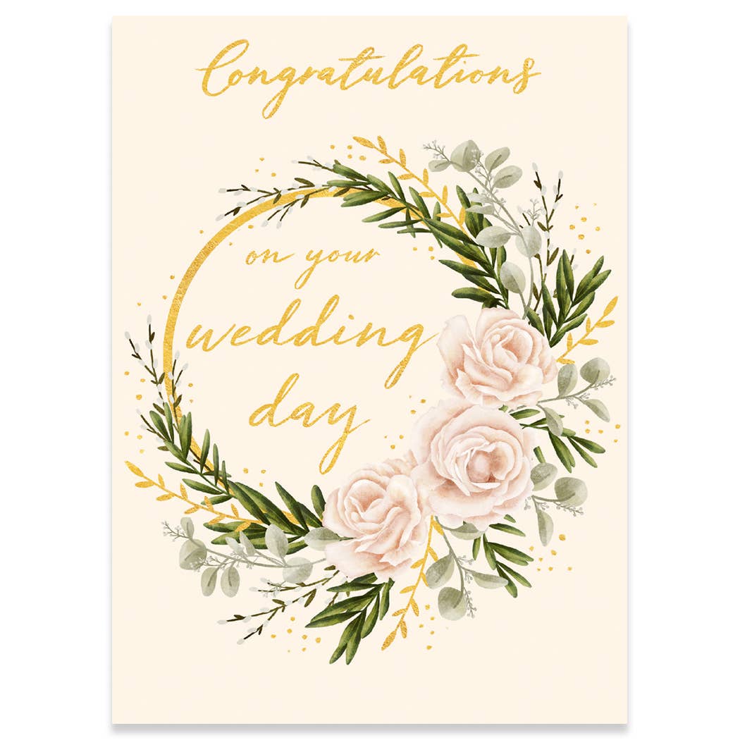 Calypso Cards Inc. - WEDDING WREATH | CARTE WEDDING CARD-Lemons and Limes Boutique