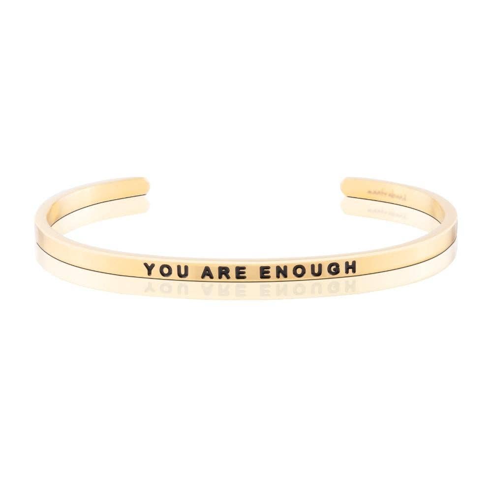 You Are Enough in Yellow Gold--Lemons and Limes Boutique