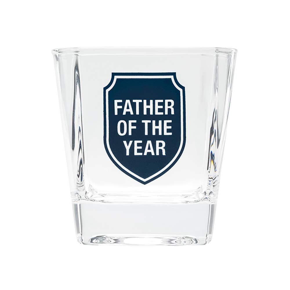 Father of the Year Rocks Glass-Lemons and Limes Boutique