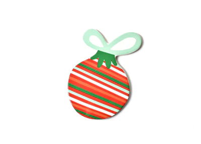 Striped Ornament Big Attachment by Happy Everything--Lemons and Limes Boutique