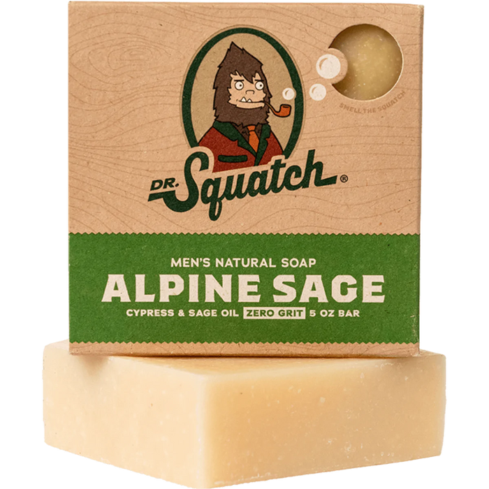 Alpine Sage Bar Soap by Dr. Squatch--Lemons and Limes Boutique