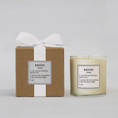 Bride Definition Hand Poured Candle-Lemons and Limes Boutique