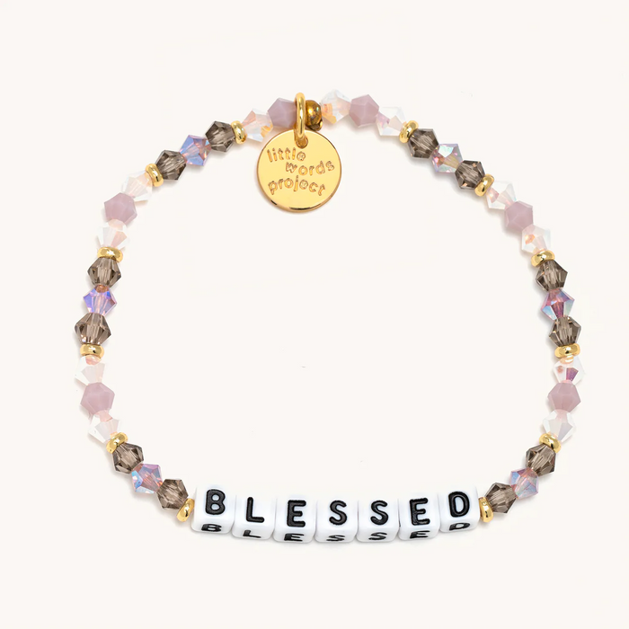 Blessed Bracelet in Purple Passion by Little Words Project--Lemons and Limes Boutique