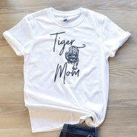 Tiger Mom T-Shirt on White--Lemons and Limes Boutique