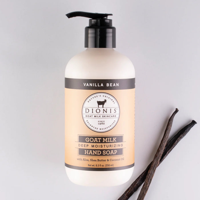 Dionis Goat Milk Hand Soap in Vanilla Bean-Lemons and Limes Boutique