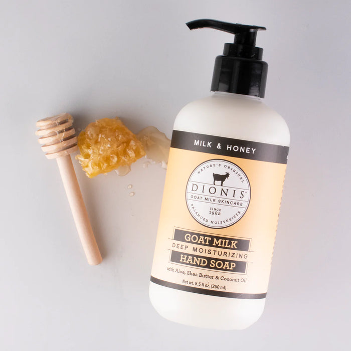 Dionis Goat Milk Hand Soap in Milk & Honey-Lemons and Limes Boutique