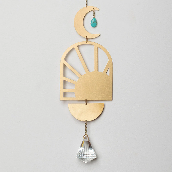 Sunshine and Turquoise Sun Catcher-Lemons and Limes Boutique