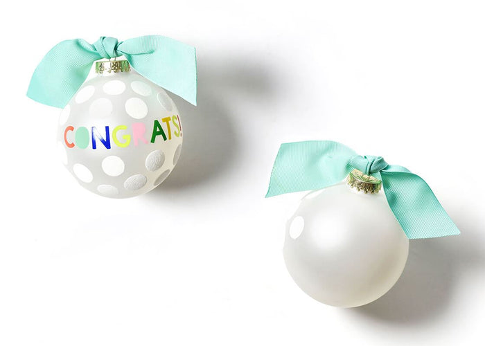 Congrats! Glass Ornament Happy Everything--Lemons and Limes Boutique