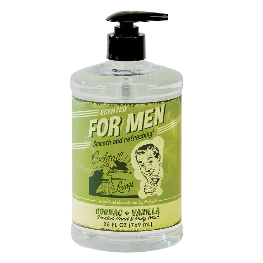 For Men Liquid Body Wash/Hand Soap in Cognac Vanilla--Lemons and Limes Boutique