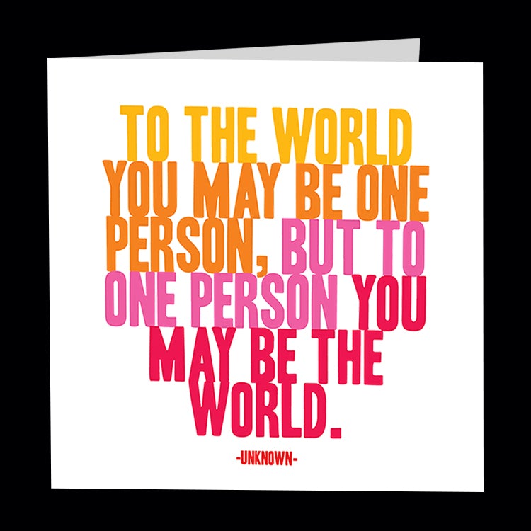 To the World Greeting Card-Lemons and Limes Boutique