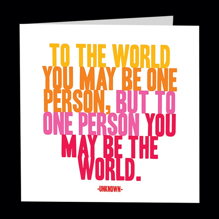 To the World Greeting Card-Lemons and Limes Boutique