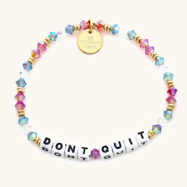 Don't Quit - You're A Gem Bracelet-Bracelet-Lemons and Limes Boutique