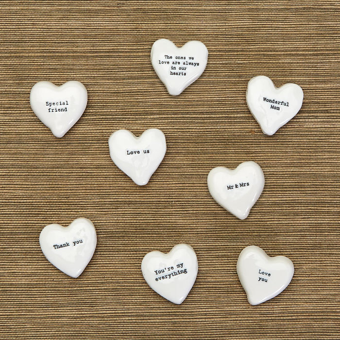 Heart Pebbles in Assorted Sayings--Lemons and Limes Boutique