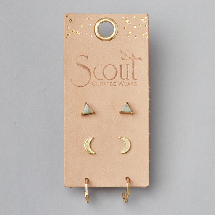 Scout Ella Stud Trio-Gold-Lemons and Limes Boutique