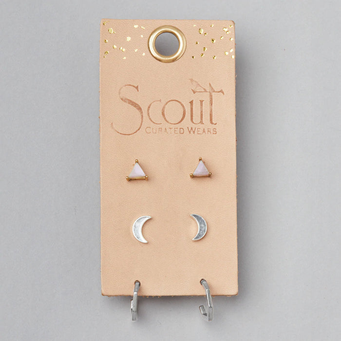 Scout Ella Stud Trio-Silver-Lemons and Limes Boutique