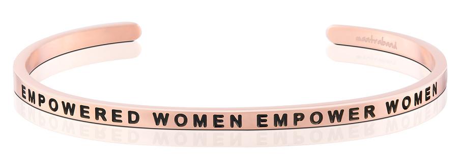 Empowered Women Empower Women Affirmation Bracelet in Rose Gold-Bracelet-Lemons and Limes Boutique