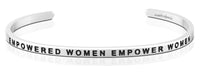 Empowered Women Empower Women Affirmation Bracelet in Silver-Bracelet-Lemons and Limes Boutique