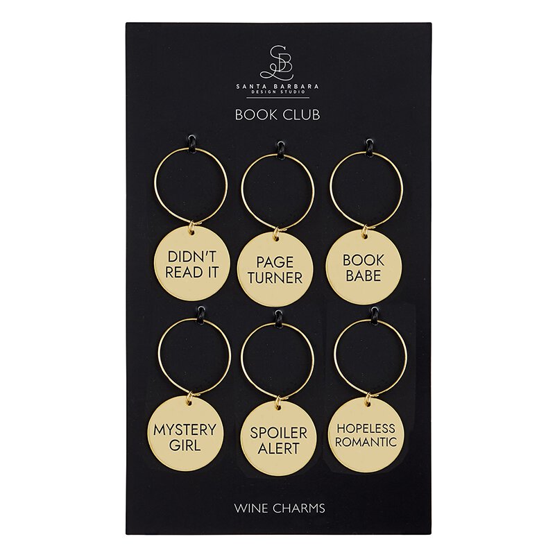 Wine Charm Set-Book Club-Lemons and Limes Boutique