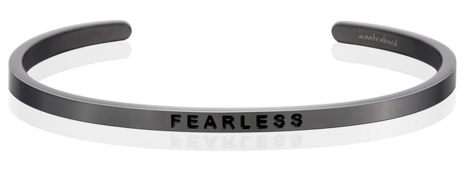Fearless Affirmation Bracelet in Moon Gray-Bracelet-Lemons and Limes Boutique