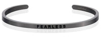 Fearless Affirmation Bracelet in Moon Gray-Bracelet-Lemons and Limes Boutique