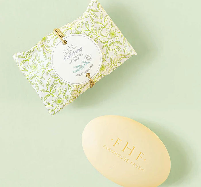Fluffy Bunny® Shea Butter Soap Wrapped 5.25 oz--Lemons and Limes Boutique