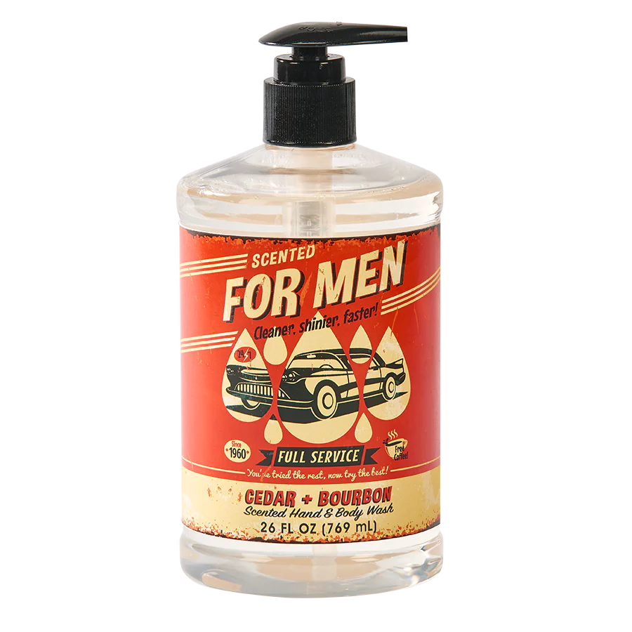 Cedar & Bourbon for Men Body Wash--Lemons and Limes Boutique