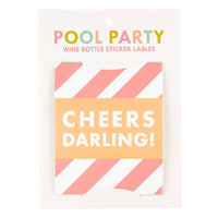 Wine Bottle Sticker Labels - Pool Party-Lemons and Limes Boutique
