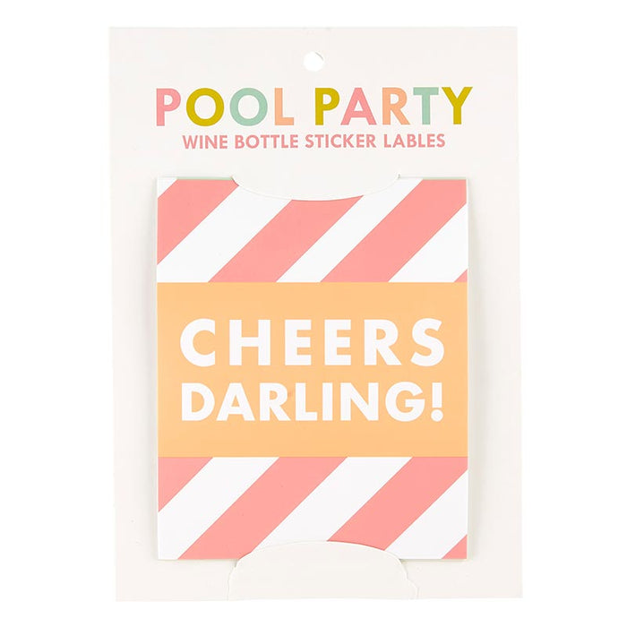 Wine Bottle Sticker Labels - Pool Party-Lemons and Limes Boutique