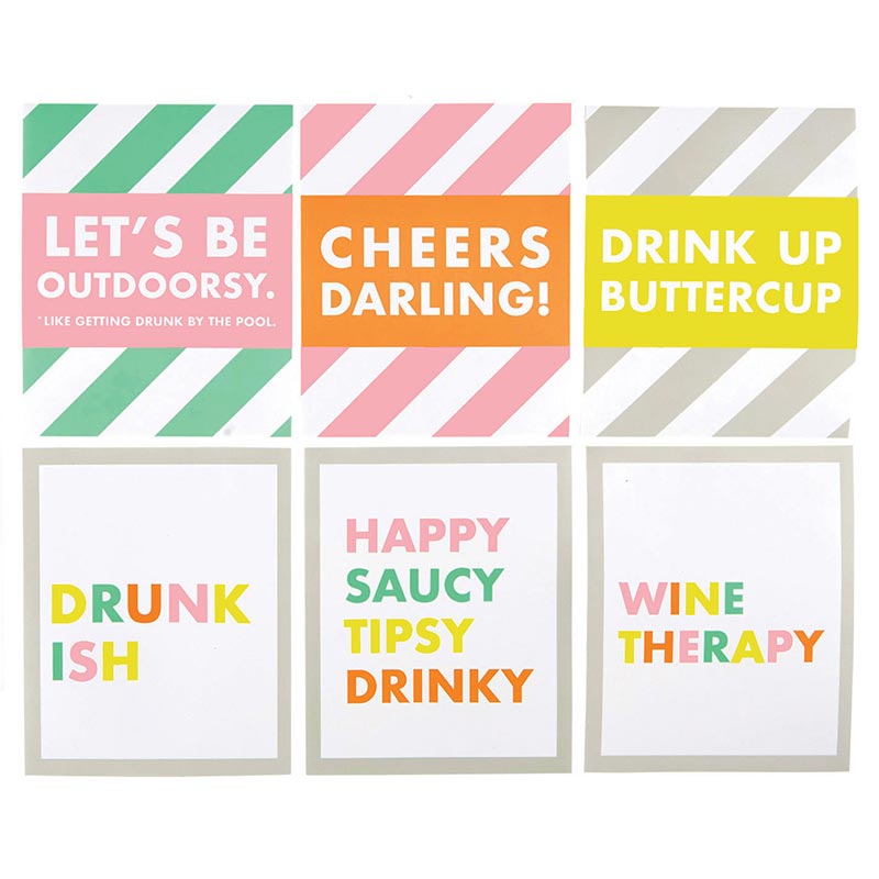 Wine Bottle Sticker Labels - Pool Party-Lemons and Limes Boutique