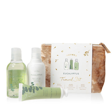 Thymes Eucalyptus Travel Set With Beauty Bag-Beauty-Lemons and Limes Boutique