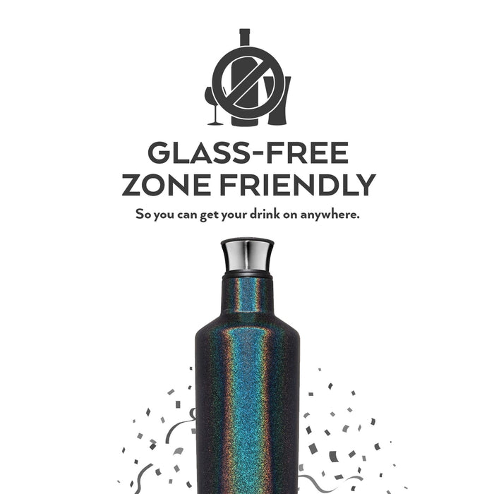 25oz Rehydration Bottle in Black Stainless Brumate-Lemons and Limes Boutique