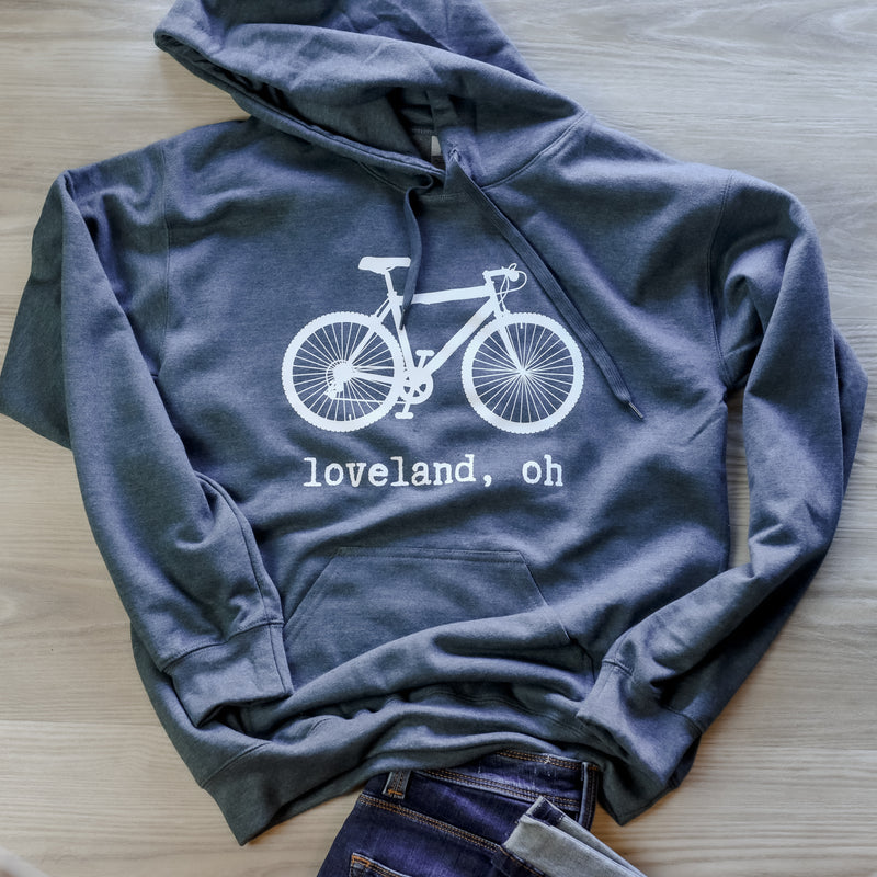 Loveland Oh Vintage Bike Hoodie--Lemons and Limes Boutique